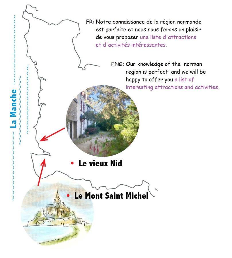 Le Vieux Manoir Bed and Breakfast Carolles Buitenkant foto